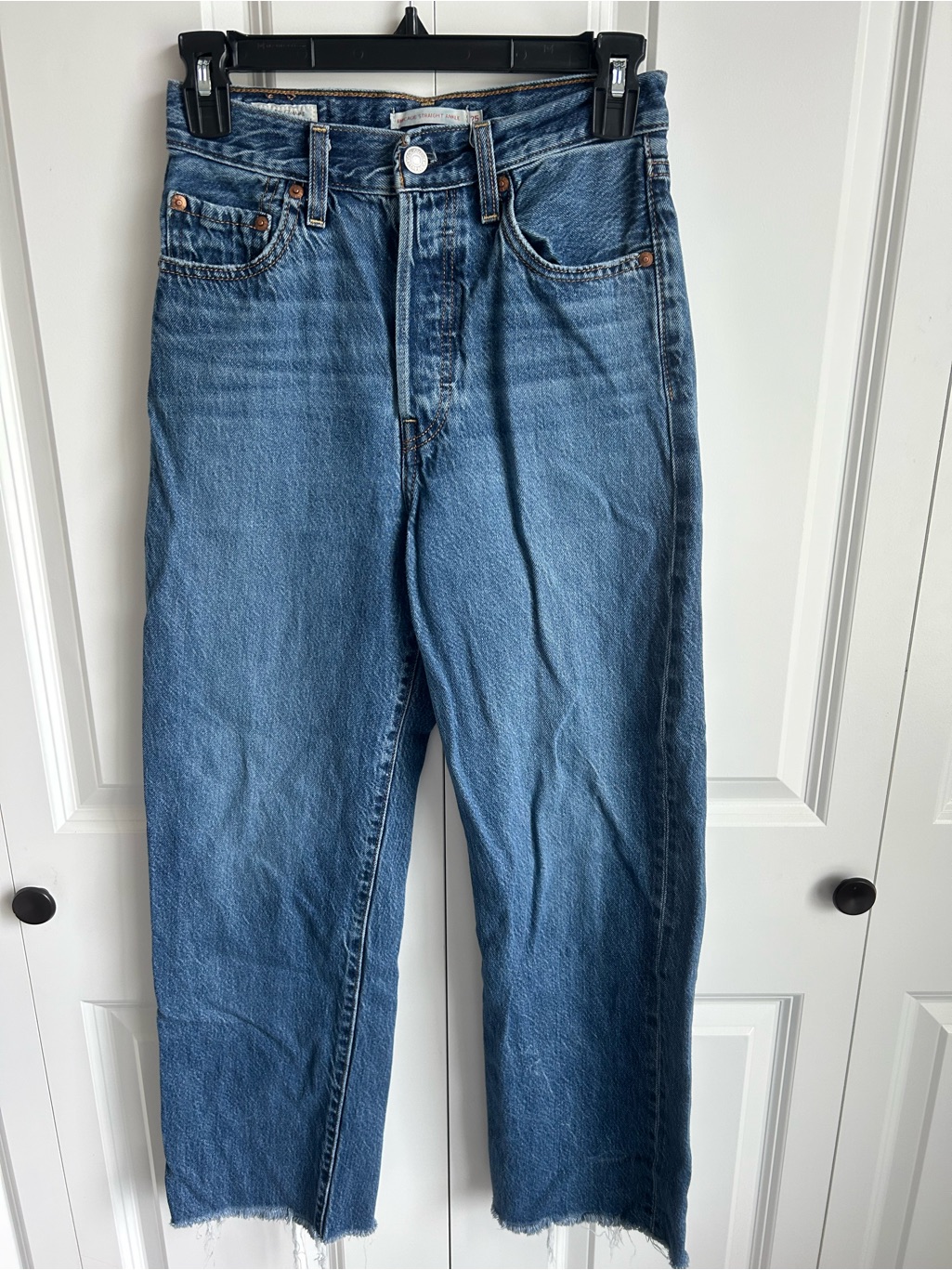 Women’s Levi’s Premium Rib Cage Straight-Ankle Button Fly Jeans
